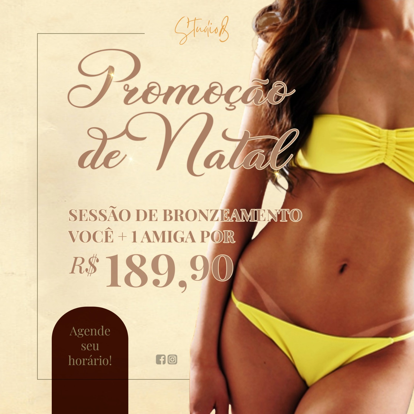 promoção de natal bronzeamento